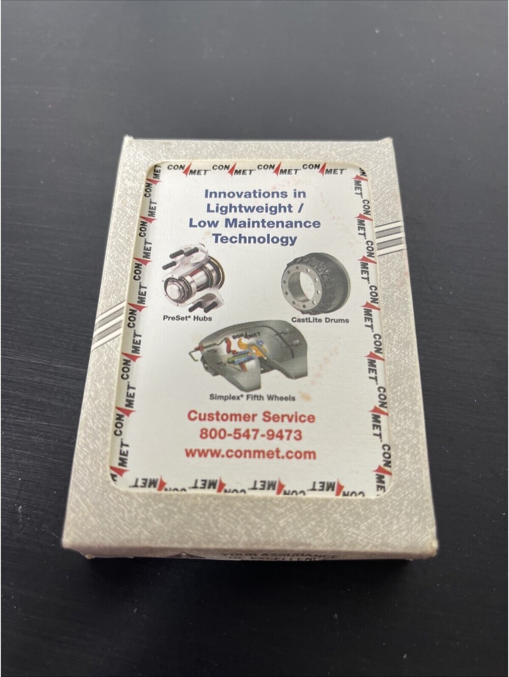 ConMet Limited Edition Promo Liberty Poker Deck Of Cards